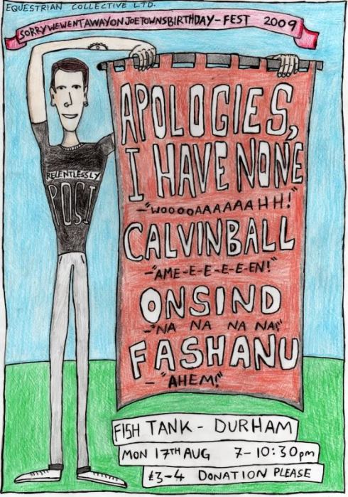 Apologies, Calvinball & ONSIND tour